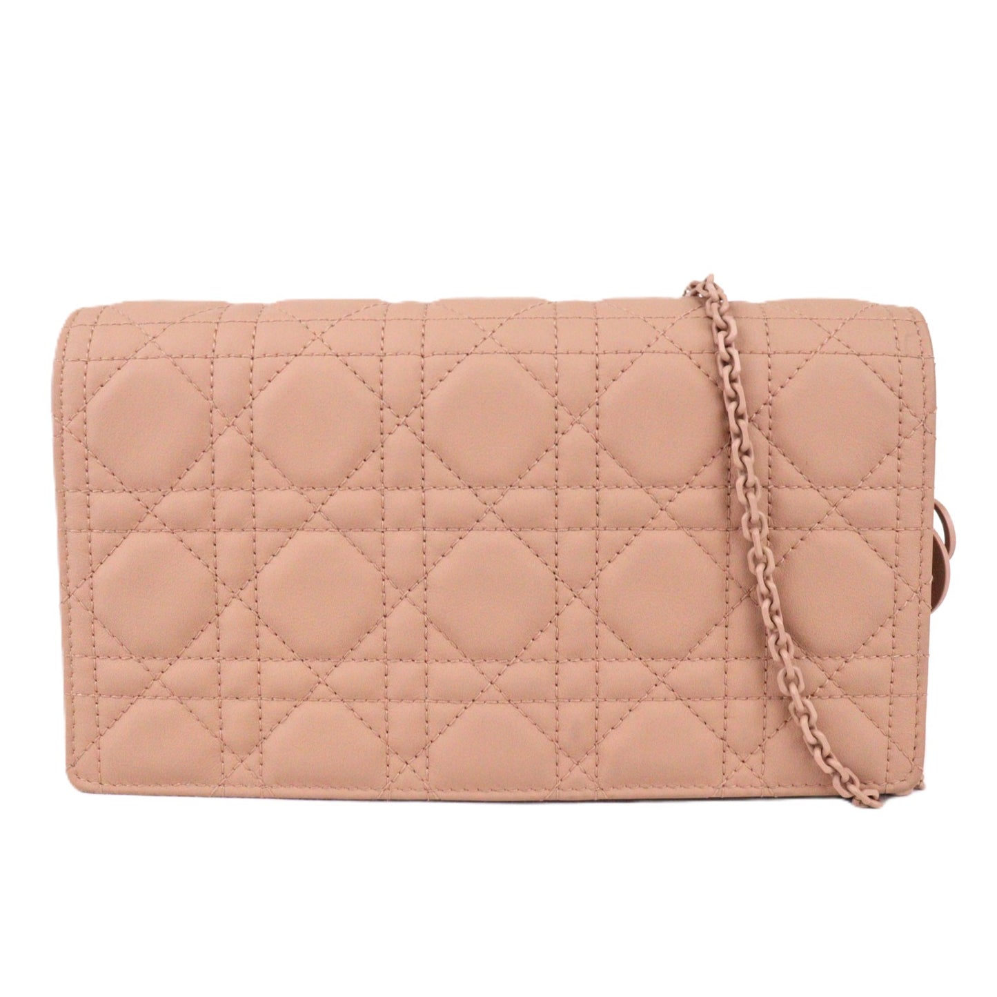 DIOR S0204ILOI LADY DIOR POUCH WALLET ON CHAIN
