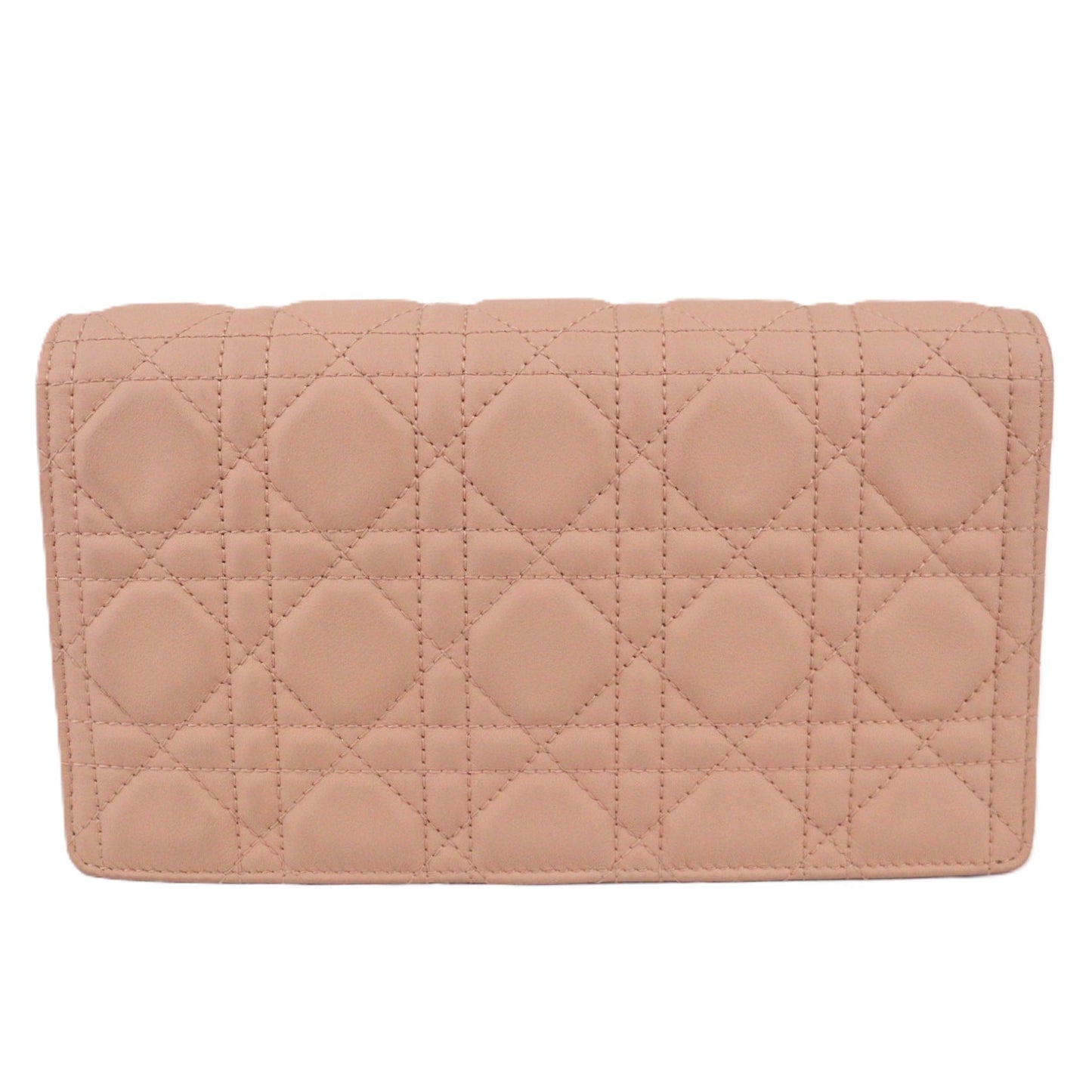 DIOR S0204ILOI LADY DIOR POUCH WALLET ON CHAIN