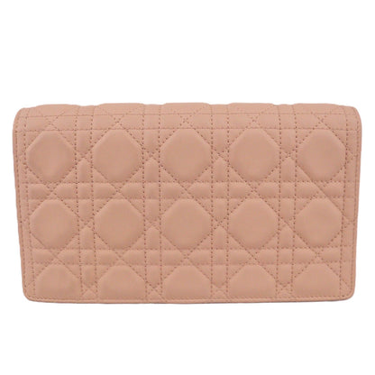 DIOR S0204ILOI LADY DIOR POUCH WALLET ON CHAIN