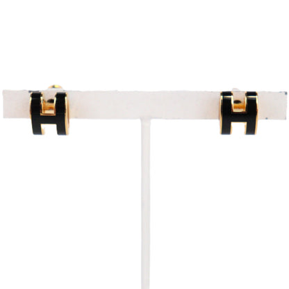 HERMES 608002F POP H MINI EARRINGS
