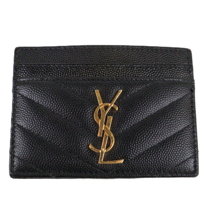 SAINT LAURENT 423291 BOW01 CASSANDRE CARD HOLDER