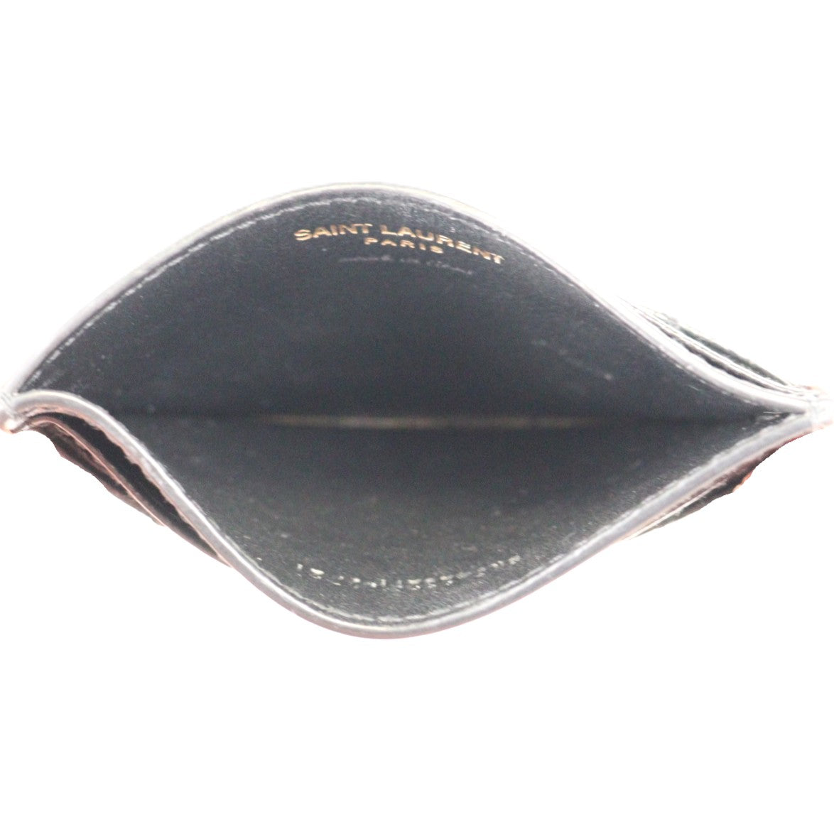 SAINT LAURENT 423291 BOW01 CASSANDRE CARD HOLDER