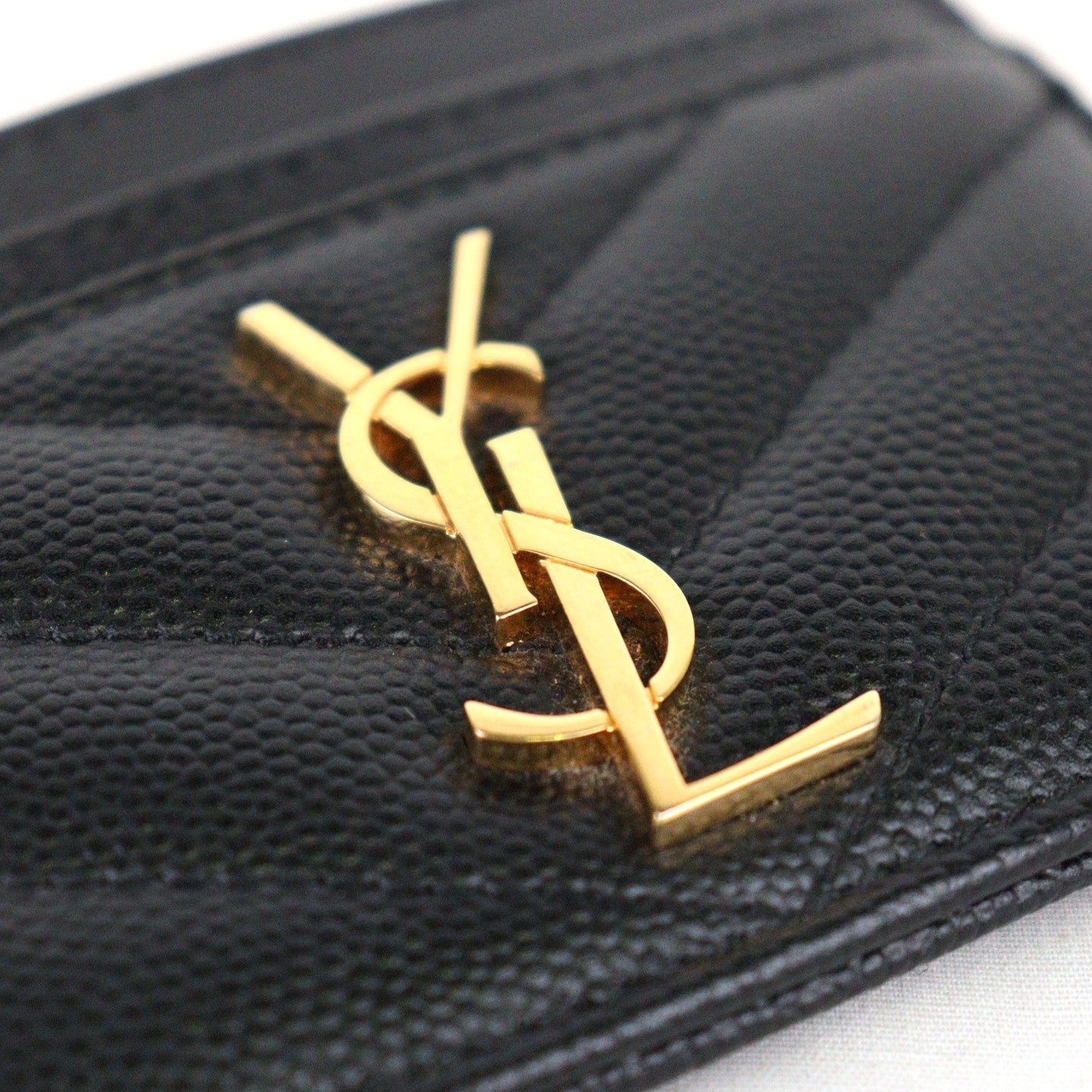 SAINT LAURENT 423291 BOW01 CASSANDRE CARD HOLDER