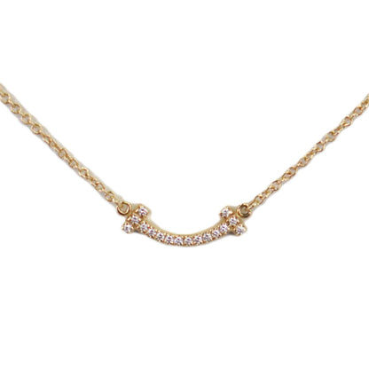 TIFFANY & Co. 62617683 T Smile Mini Necklace