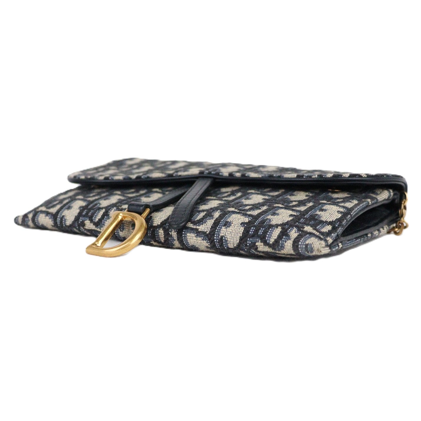 DIOR S5614CTZQ SADDLE WALLET ON CHAIN