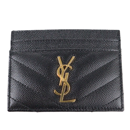 SAINT LAURENT 423291 BOW01 CASSANDRE CARD HOLDER
