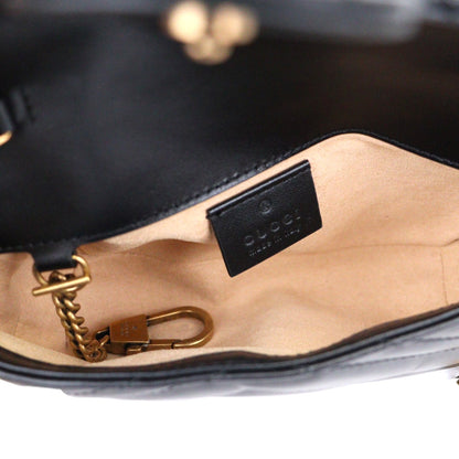 GUCCI 476433 DTDCT GG MARMONT CROSSBODY BAG