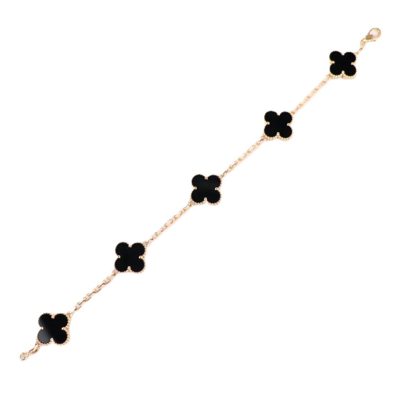 Van Cleef ＆ Arpels VCARA41300 Vintage Alhambra 5-Motif Bracelet Bracelet