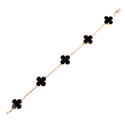 Van Cleef ＆ Arpels VCARA41300 Vintage Alhambra 5-Motif Bracelet Bracelet