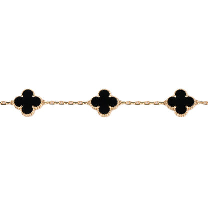 Van Cleef ＆ Arpels VCARA41300 Vintage Alhambra 5-Motif Bracelet Bracelet