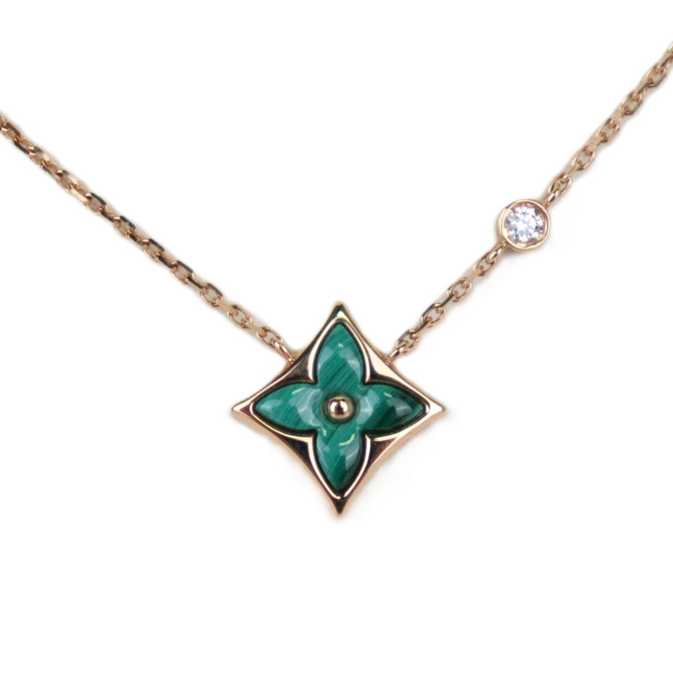LOUIS VUITTON Q93894 Color Blossom BB Star Pendant Necklace