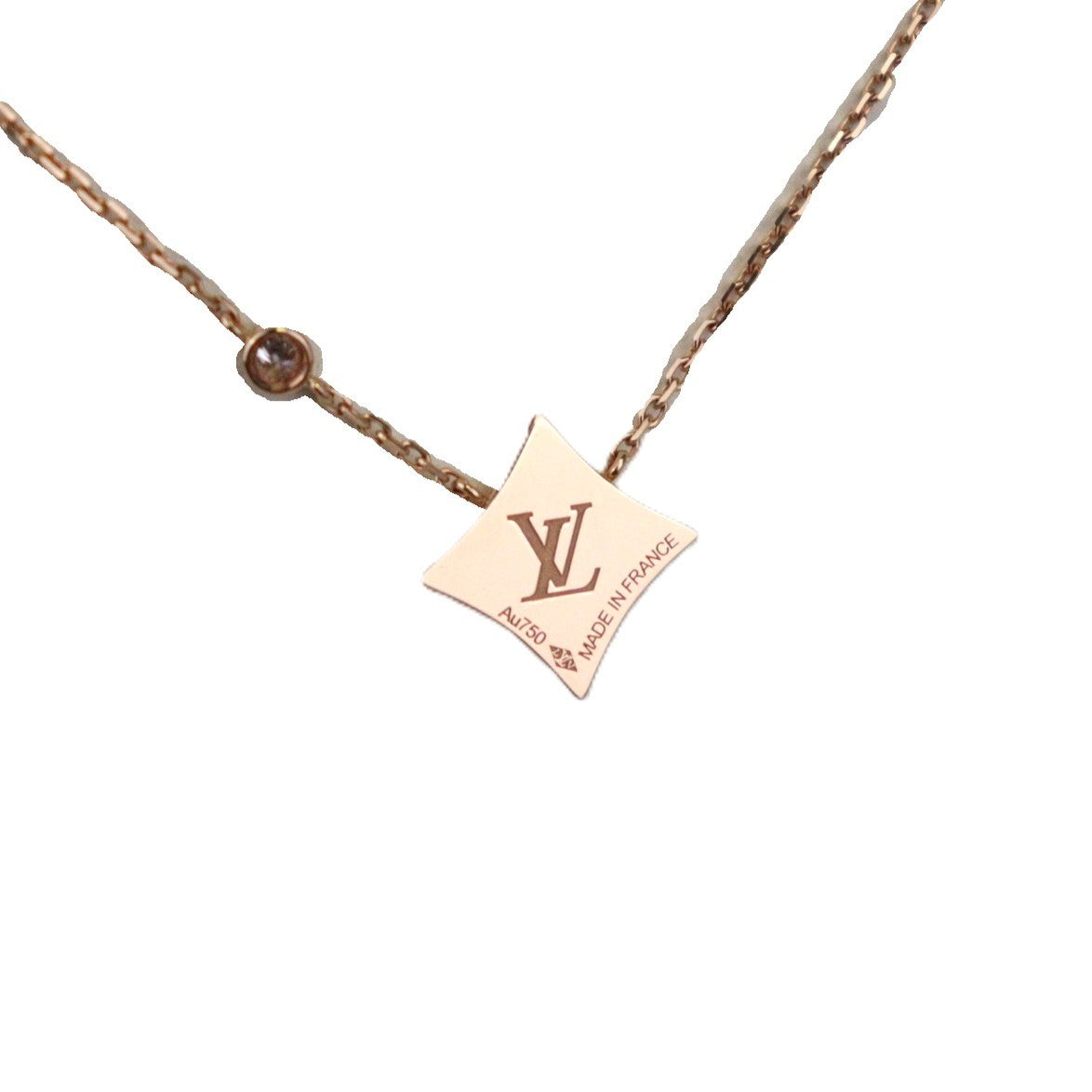 LOUIS VUITTON Q93894 Color Blossom BB Star Pendant Necklace