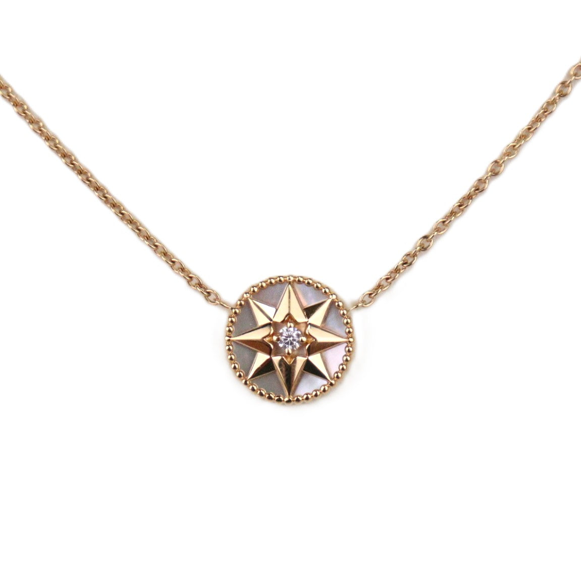 DIOR JRDV95005 Rose de Vent Necklace