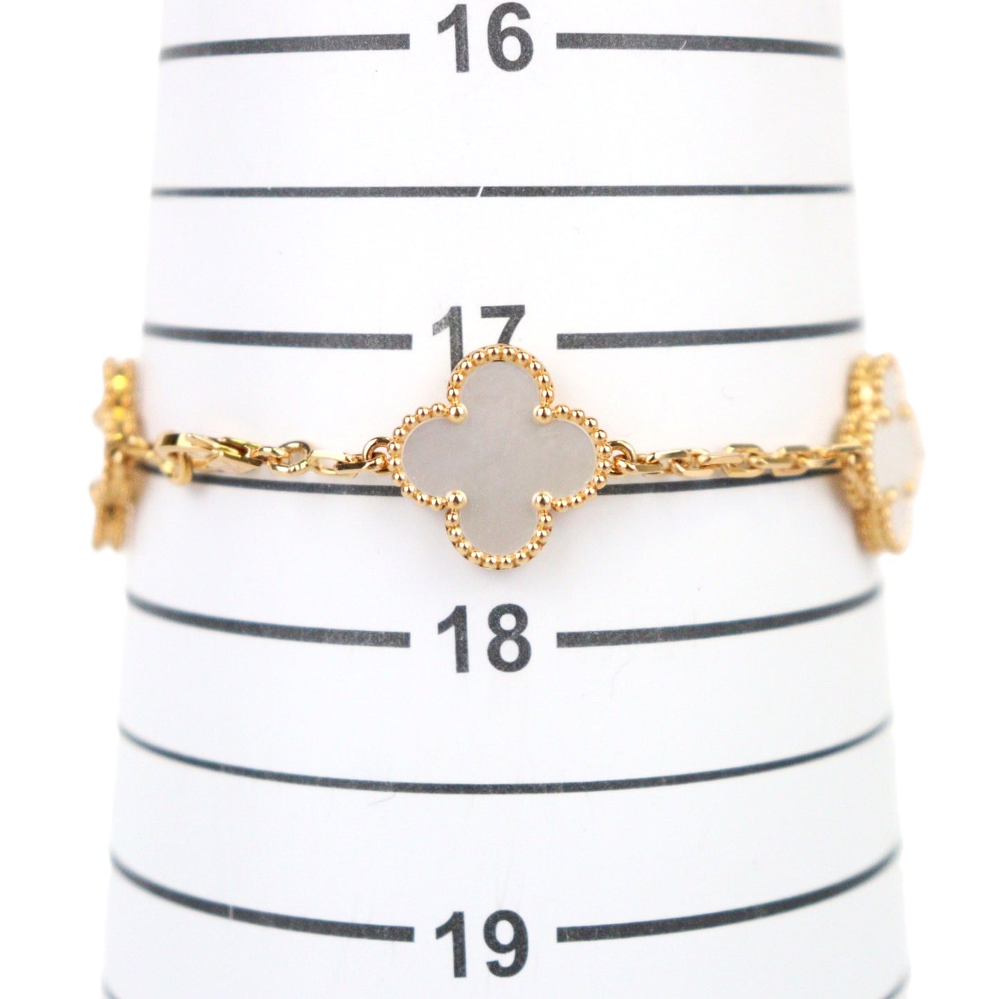 Van Cleef & Arpels VCARA41800 Vintage Alhambra 5-Motif Bracelet