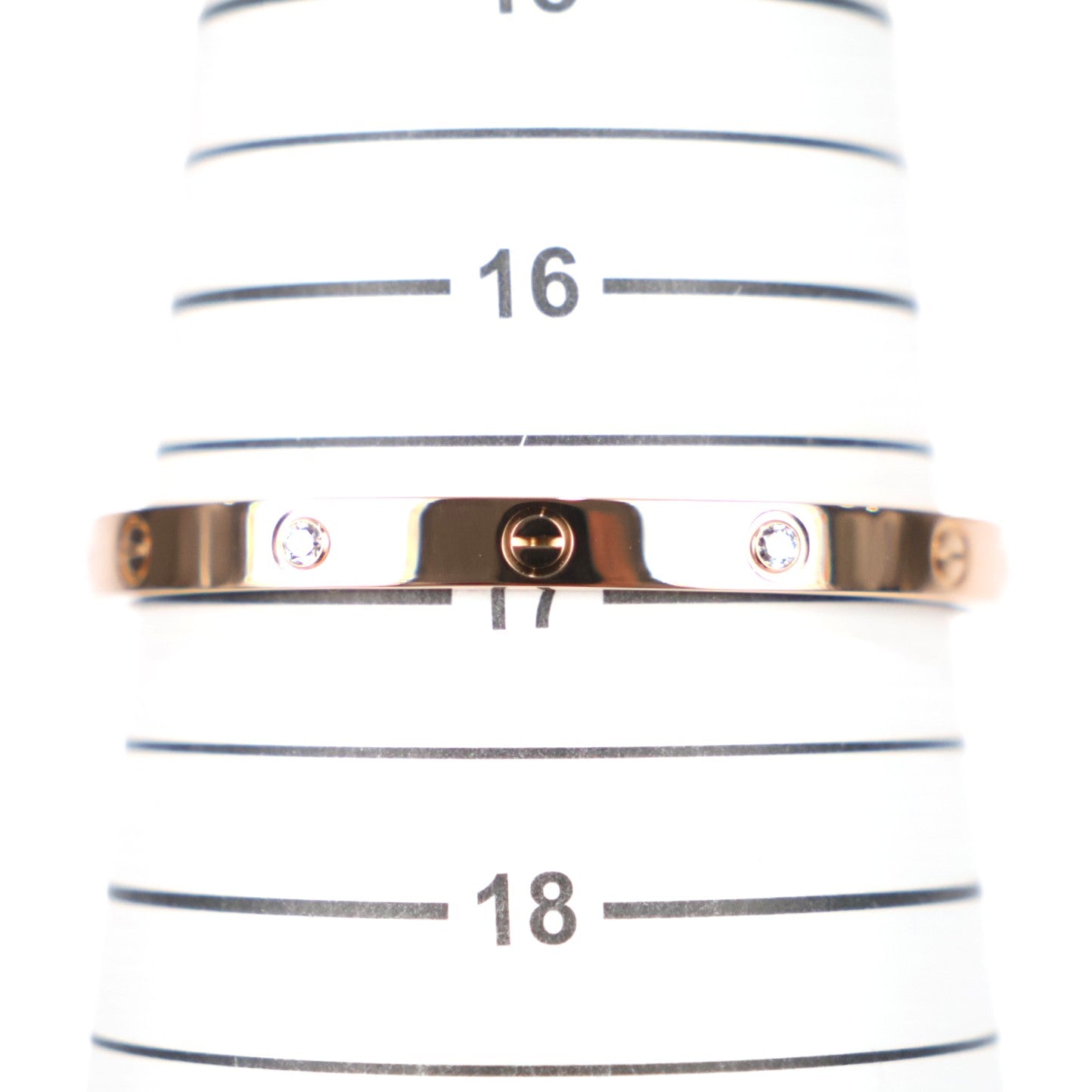 Cartier B6036018 Love 4-Diamonds Bracelet #18