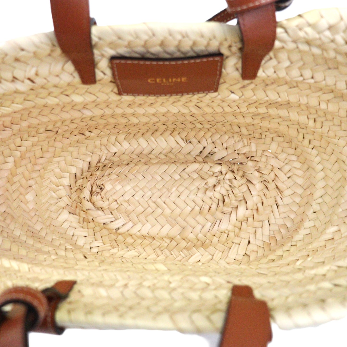 CELINE 113832EFA TEEN CELINE CLASSIC PANIER HANDBAG