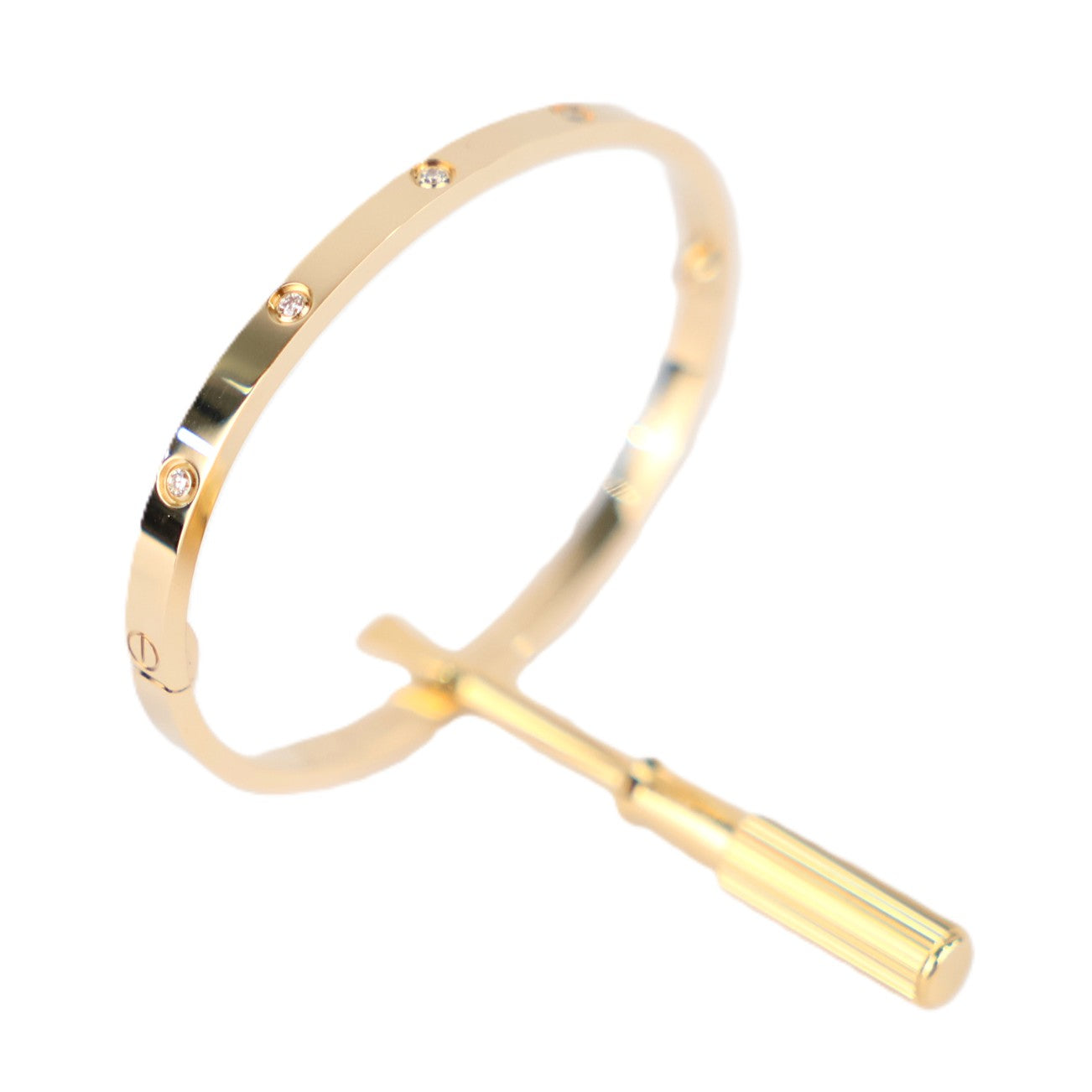 Cartier B6047815 Love Small Model 10-Diamonds #15 Bracelet