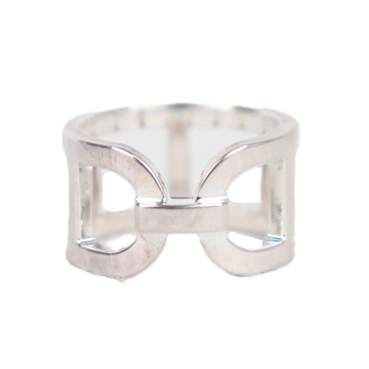 HERMES H116619B Ever Chaine d'Ancre Medium Model Ring #50