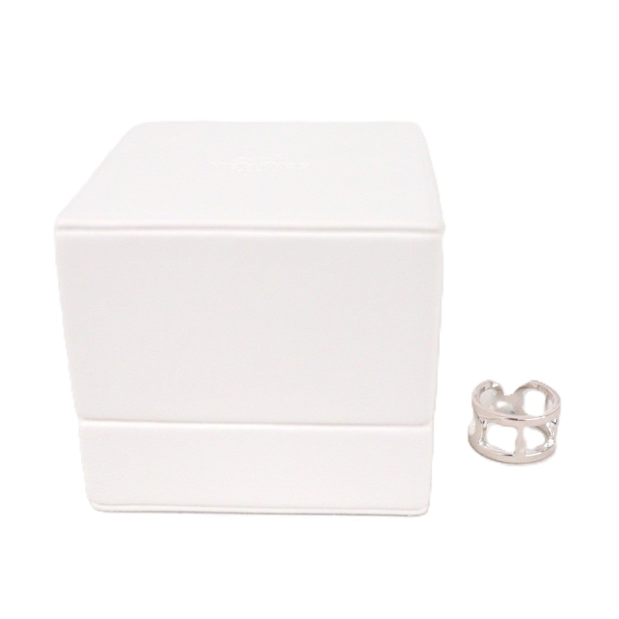 HERMES H116619B Ever Chaine d'Ancre Medium Model Ring #50