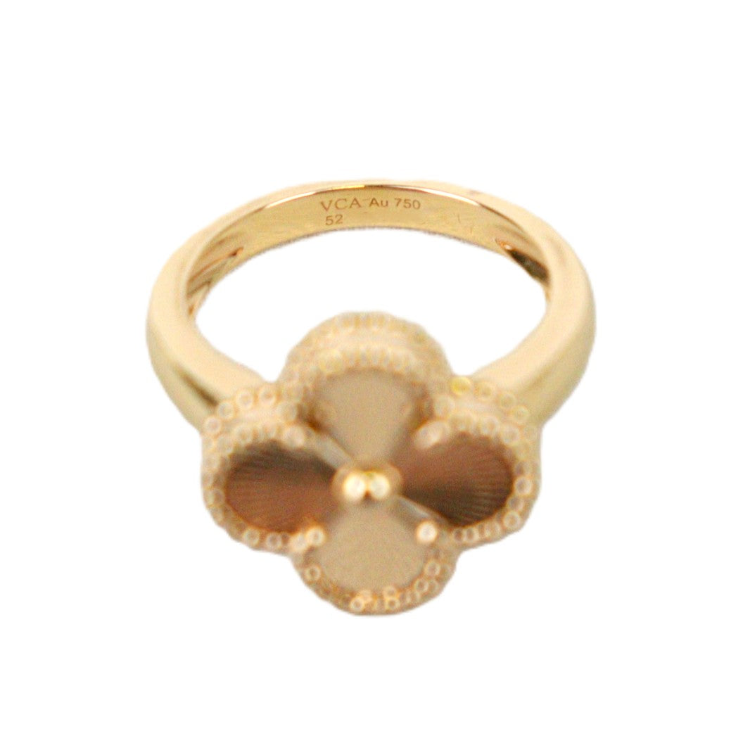 Van Cleef & Arpels VCARP6I300 Vintage Alhambra Ring #52