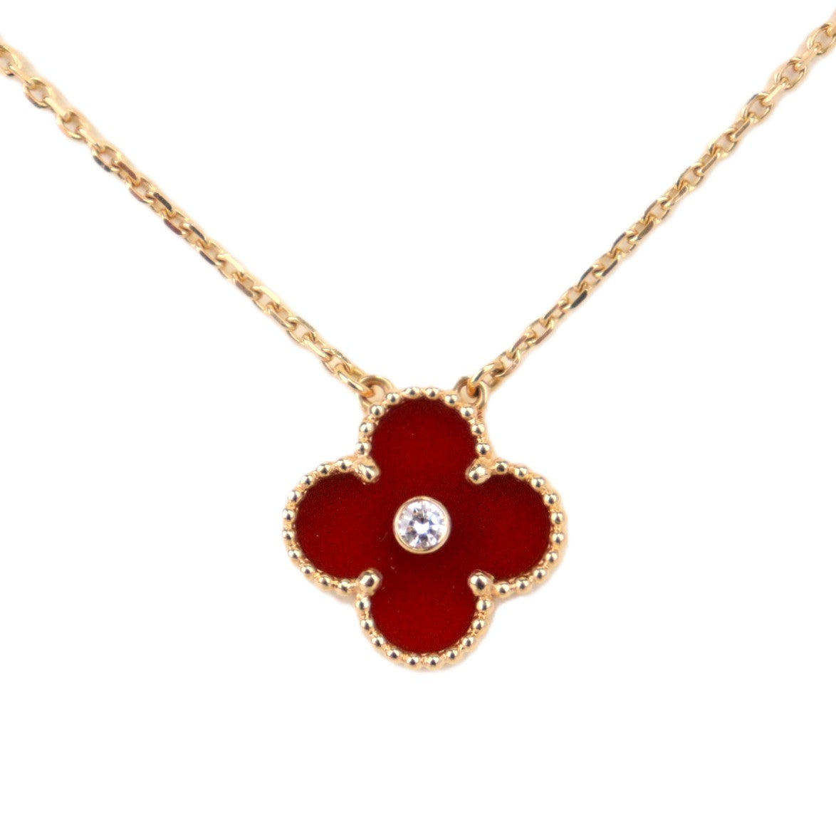 Van Cleef & Arpels VCAR024V00 Vintage Alhambra Holiday Pendant 2011 Necklace