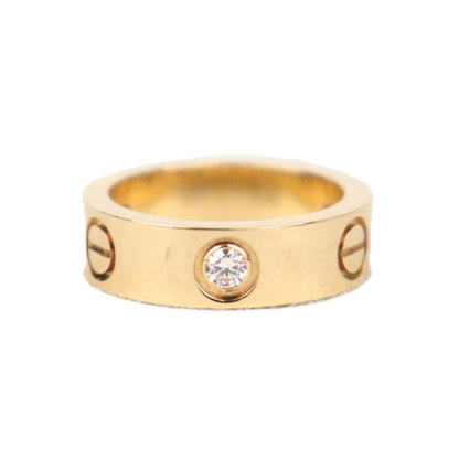 Cartier B4032449 Love Classic Model 3-Diamonds Ring #49