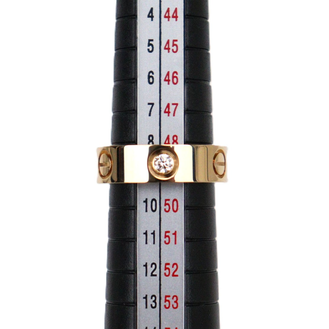 Cartier B4032449 Love Classic Model 3-Diamonds Ring #49