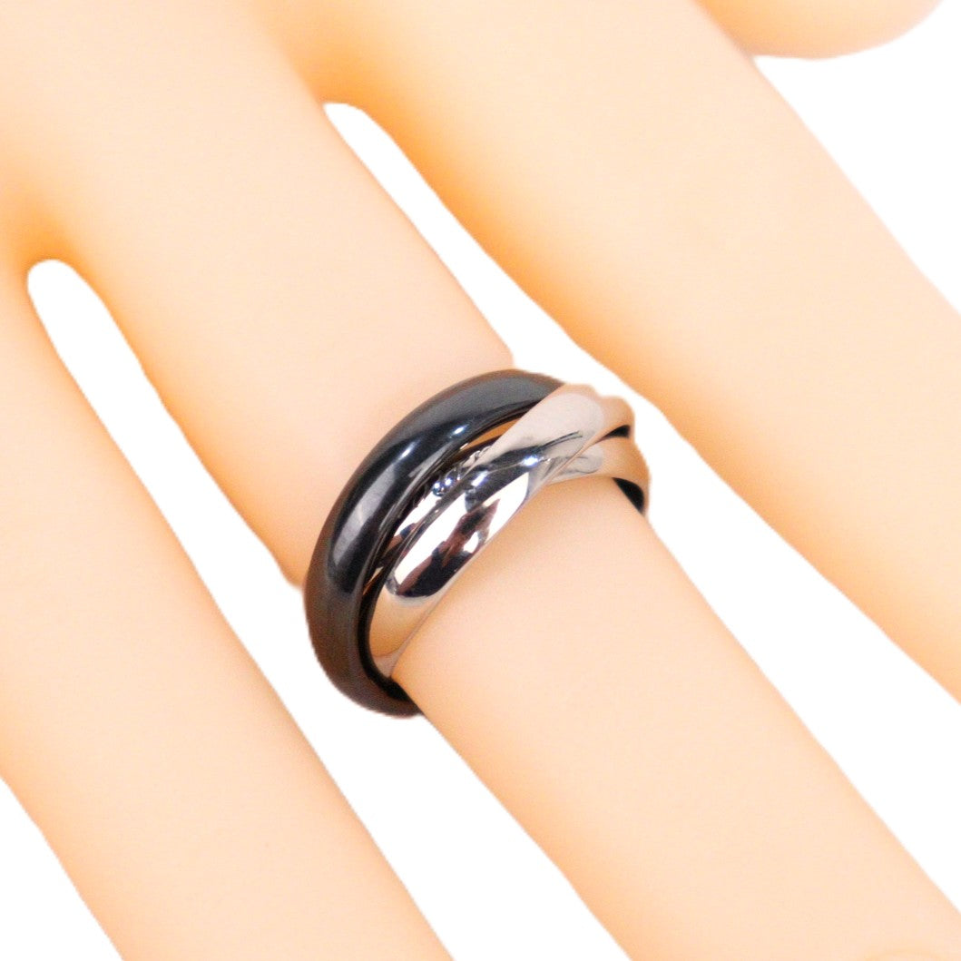 Cartier CRB4095648 Trinity Ceramic Classic Model Ring