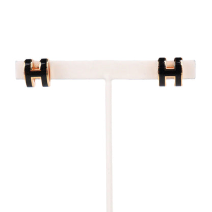 HERMES 608002FO POP H MINI EARRINGS