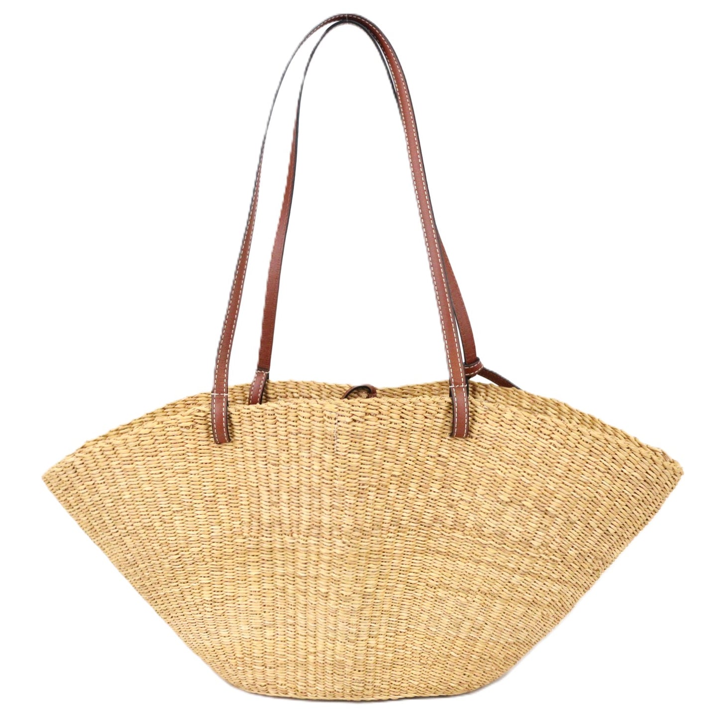 LOEWE A223095X01 SHELL BASKET BAG TOTE BAG