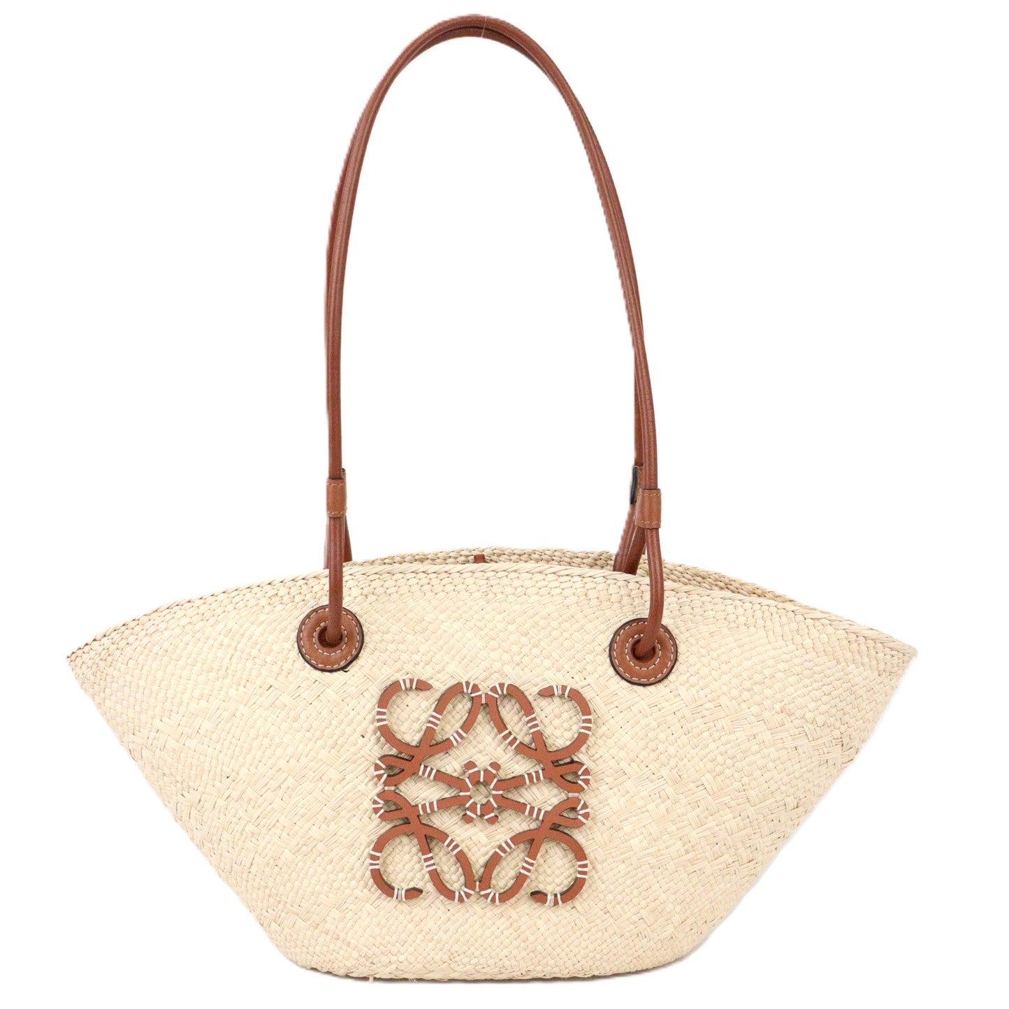 LOEWE A223P65X01 ANAGRAM BASKET BAG SMALL TOTE BAG