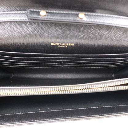SAINT LAURENT 620280 BOW91 CASSANDRE WALLET ON CHAIN