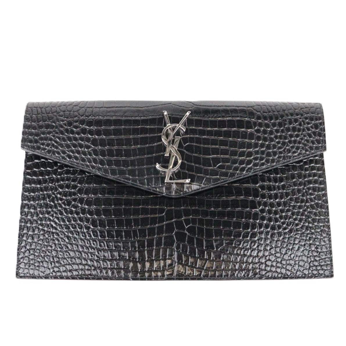 SAINT LAURENT 565739 DND0N UPTOWN POUCH MEDIUM CLUTCH BAG