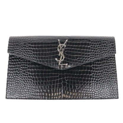 SAINT LAURENT 565739 DND0N UPTOWN POUCH MEDIUM CLUTCH BAG