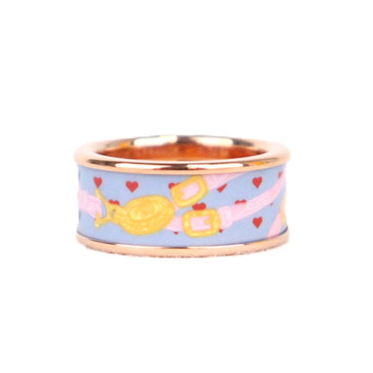 HERMES 404316FO BRIDES DE GALA LOVE MM RING