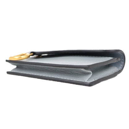 DIOR S5611CCEH SADDLE BLOOM CARD HOLDER