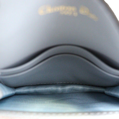 DIOR S5611CCEH SADDLE BLOOM CARD HOLDER