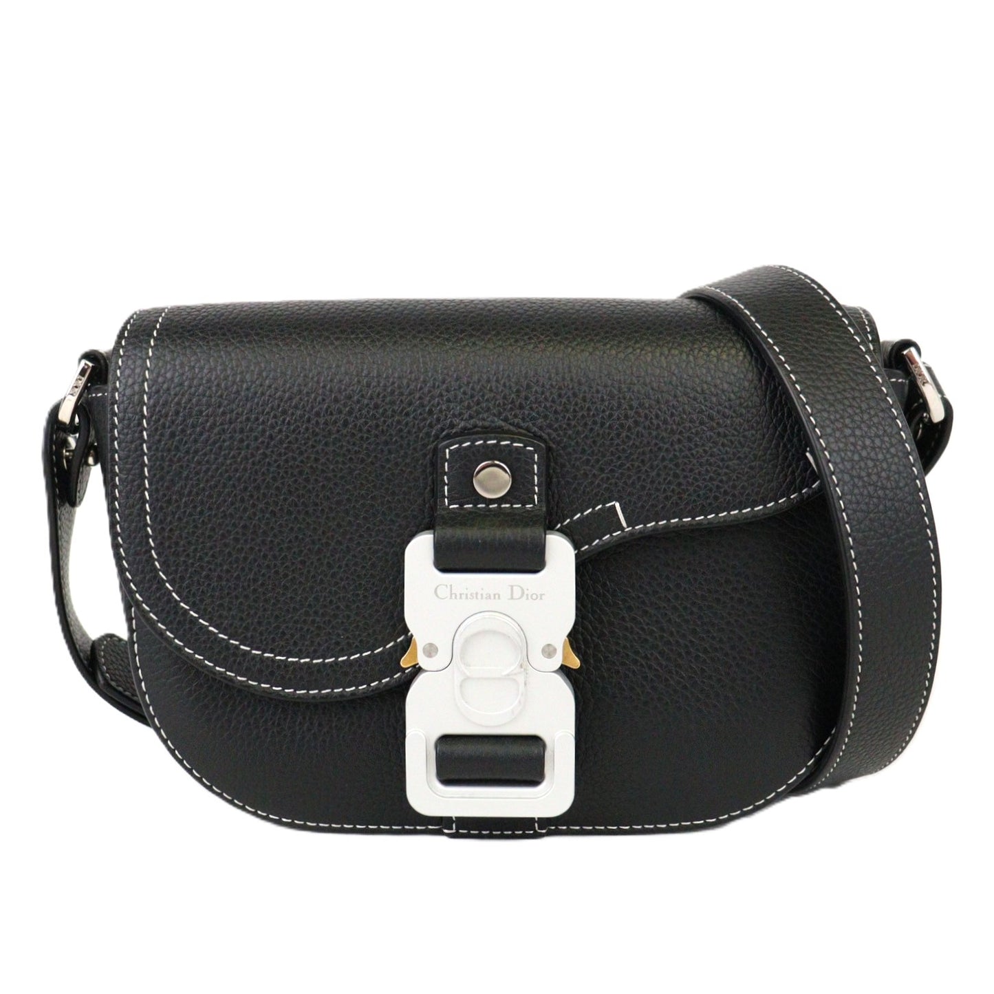 DIOR 2ADCA435YKK SADDLE MESSENGER MINI CROSSBODY BAG
