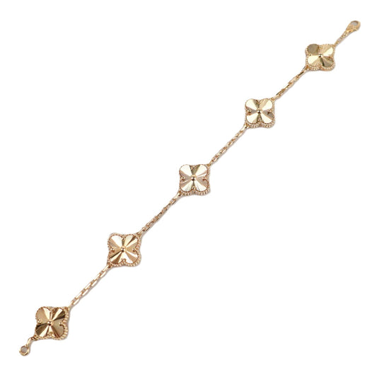 Van Cleef & Arpels VCARP3JK00 Vintage Alhambra 5 Motifs Bracelet