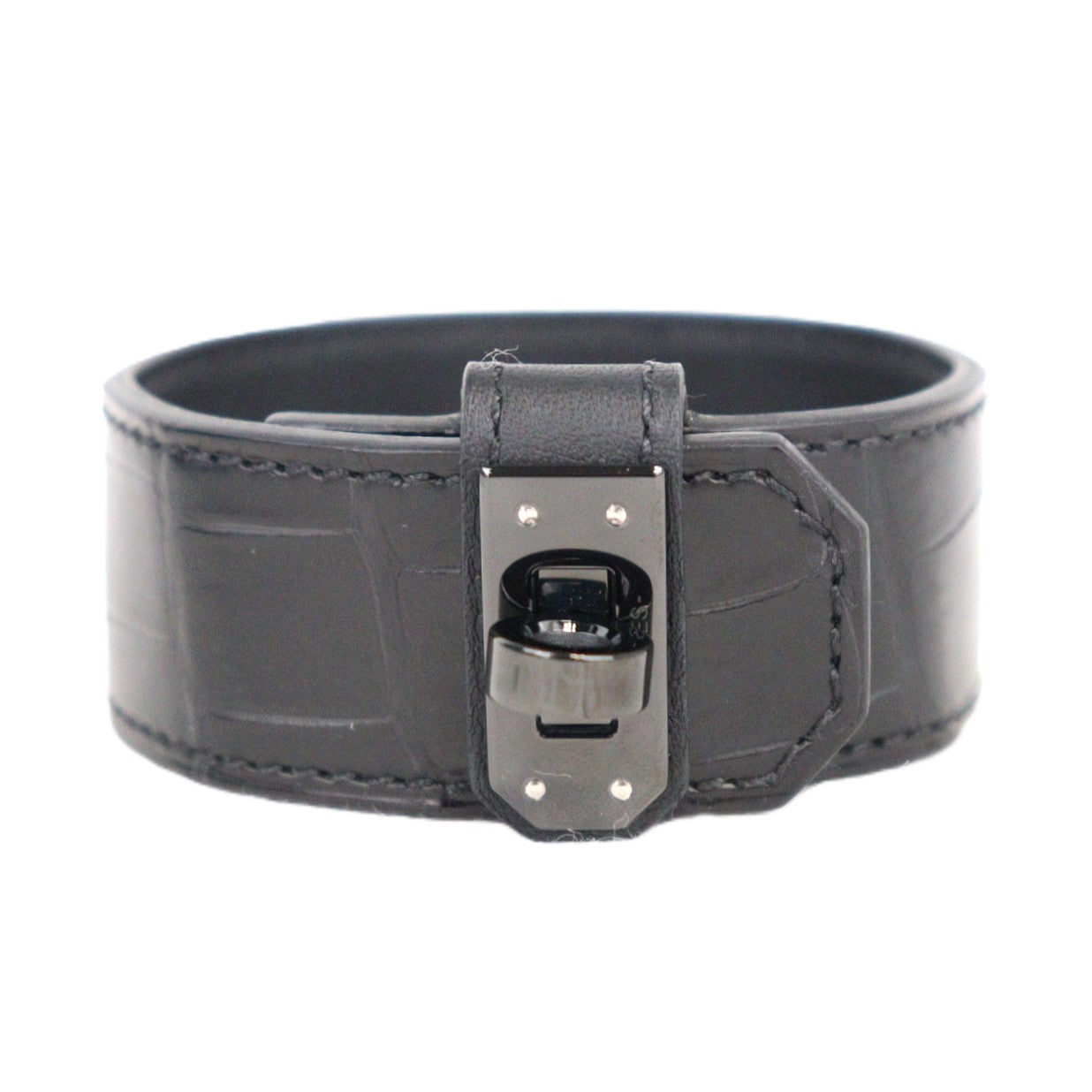 HERMES 500189FH KELLY TWIST SO BLACK T2 BRACELET