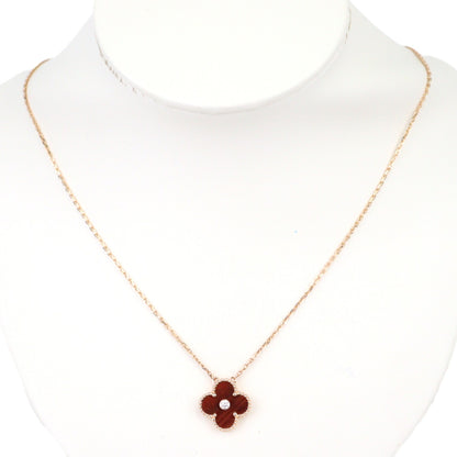 Van Cleef & Arpels VCARP0MV00 Vintage Alhambra Holiday Pendant 2017 Necklace