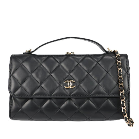 CHANEL AP2875 FLAP PHONE HOLDER CROSSBODY BAG