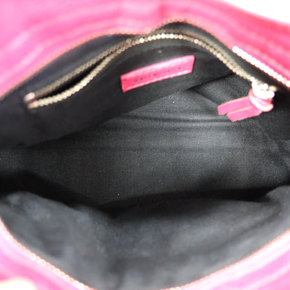 BALENCIAGA 300295 DB5XN THE CITY LOGO STRAP MINI HANDBAG