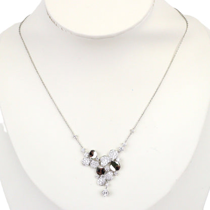 TIFFANY & Co. Paper Flowers Diamond Cluster Necklace