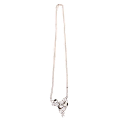 TIFFANY & Co. Paper Flowers Diamond Cluster Necklace