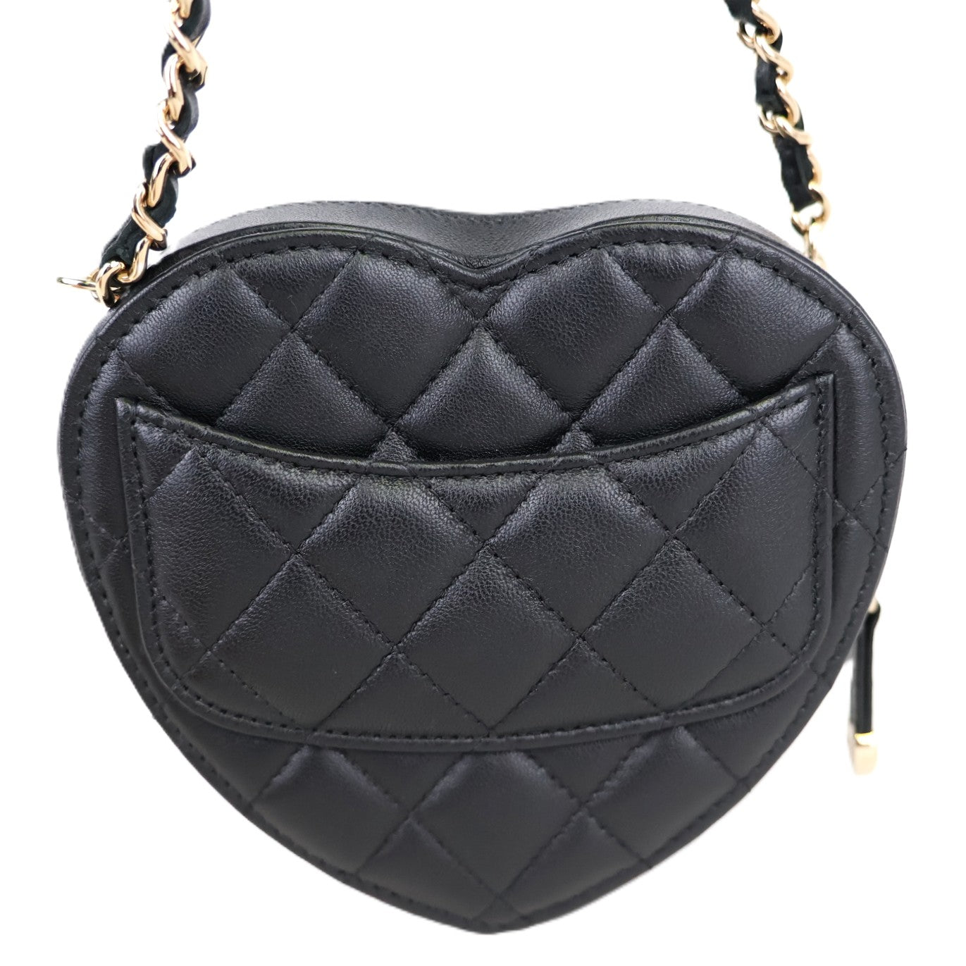 CHANEL AP2784 HEART CLUTCH MINI BAG