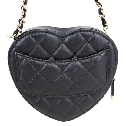 CHANEL AP2784 HEART CLUTCH MINI BAG