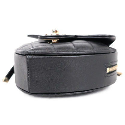 CHANEL AP2784 HEART CLUTCH MINI BAG