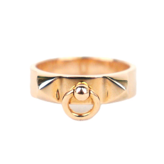 HERMES H108118B Collier de Chien Small Model Ring #53