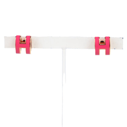 HERMES 608002FO POP H MINI EARRINGS